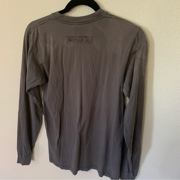 American Apparel Fremont Brewing Co Bonfire Ale Long Sleeve Tee Shirt Size Small - Picture 7 of 9
